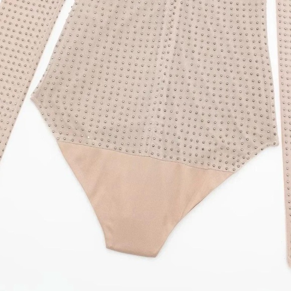 Rhinestone mesh bodysuit - Picture 12 of 12